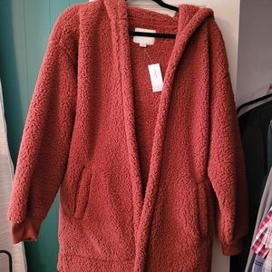 A&E Teddy Style Cardigan